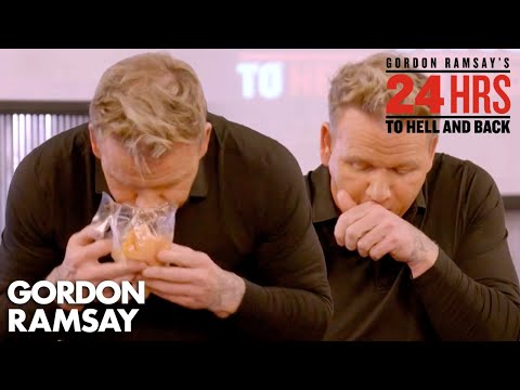 Gordon Retches From Nasty Chicken 🤢 | 24 Hours To Hell & Back
