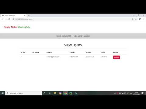 29 Python Django Project || Notes Sharing Site || Hindi