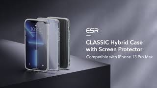 ESR Classic Hybrid iPhone 13 Pro Hoesje + Tempered Glass Transparant Hoesjes