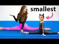 I Challenged The World S Tiniest Gymnast