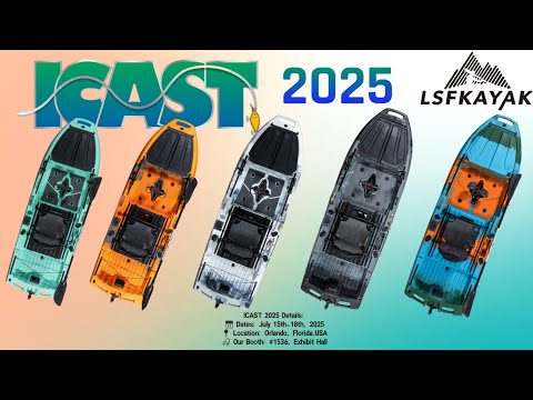 The ICAST Fishing Show 2025\LSF Kayak will be showcasing our newest kayak #kayak #icast #fishing