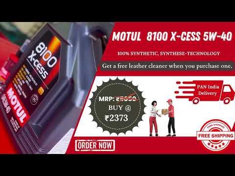 Motul 8100 X-Cess 5W-40 Engine Oil | 100% Synthetic | Fully Synthetic Engine Oil #motulindia #oil