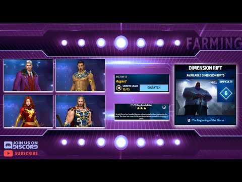 BEST META TEAMS TO FARM FAST & SAFE DIMENSION RIFTS OR DISPATCH MISSION 13-5 | Marvel Future Fight