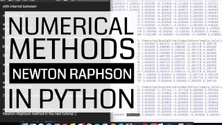 Download the video "Numerical Methods in Python Series - Newton Raphson Method"