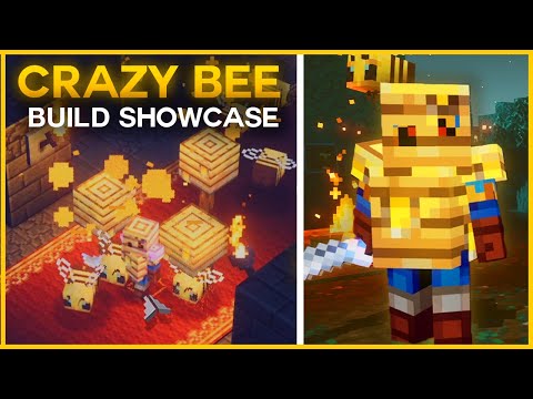 "CRAZY BEE" Build (INSANE Amount of Bee Pets) - Minecraft Dungeons Best Builds