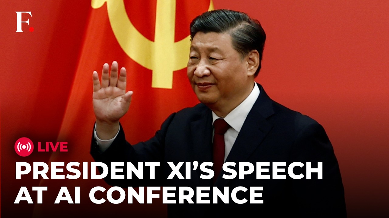 Xi Jinping LIVE: Chinese President Delivers a Keynote Speech at AI Conference in Shanghai