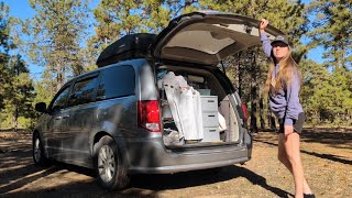 Feeling Unsettled But Finding My Flow - Rebuilding My Solo Van Life Routine | Minivan Camper Living