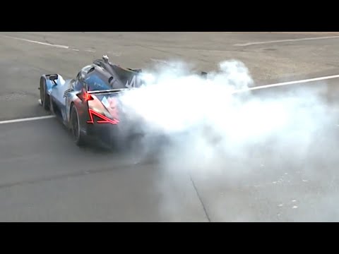24 HEURES DU MANS - Catastrophe pour Alpine : Le moment où la n°35 prend feu et la n°36 abandonne