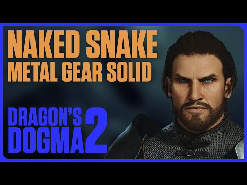 Create Naked Snake from Metal Gear Solid using Dragon's Dogma 2 Character Creator
