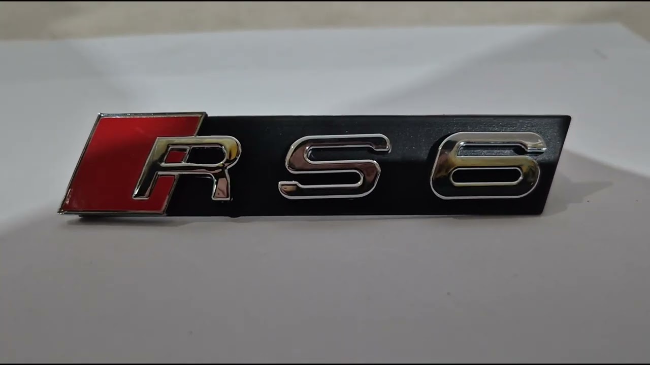 Audi Эмблема в решётку RS6 V2 Video 1