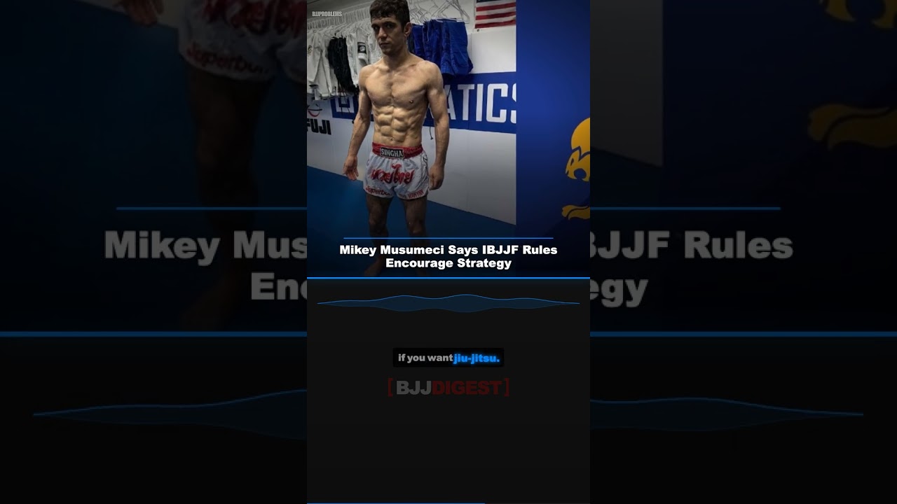 Mikey Musumeci Says IBJJF Rules Encourage Strategy #Shorts