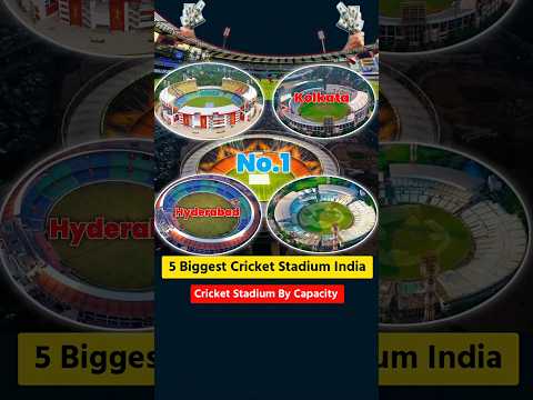 Top 5 Biggest Cricket Stadium in India 😳#shorts