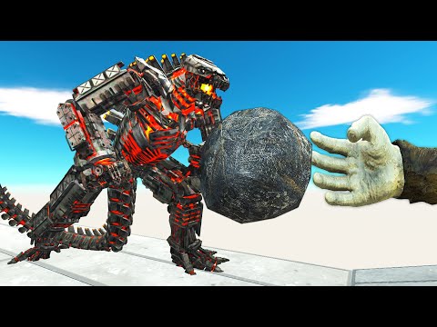 MONSTERS CLIMB THE GIANT STONES PATH #2 - Animal Revolt Battle Simulator