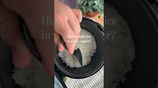 🍚 How to cook rice in a rice cooker?