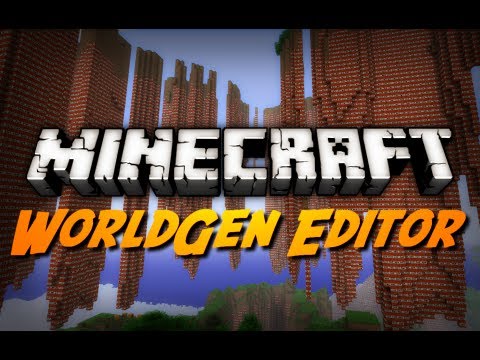 Minecraft Mod Review: WORLD GENERATION EDITOR! (WorldGen Wedge Mod)