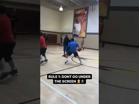 Rule #1 Don’t Go UNDER The Screen‼️👀🏀 #shorts #short
