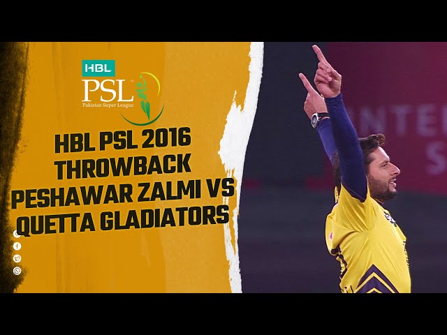 Best of HBL PSL | Highlights | Peshawar Zalmi vs Quetta Gladiators | HBL PSL 2016