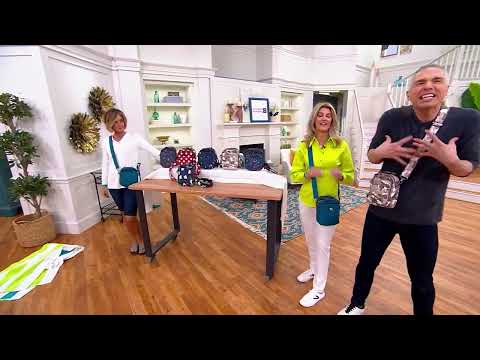 Lug RFID Crossbody with Charm Bar - Skeeter on QVC