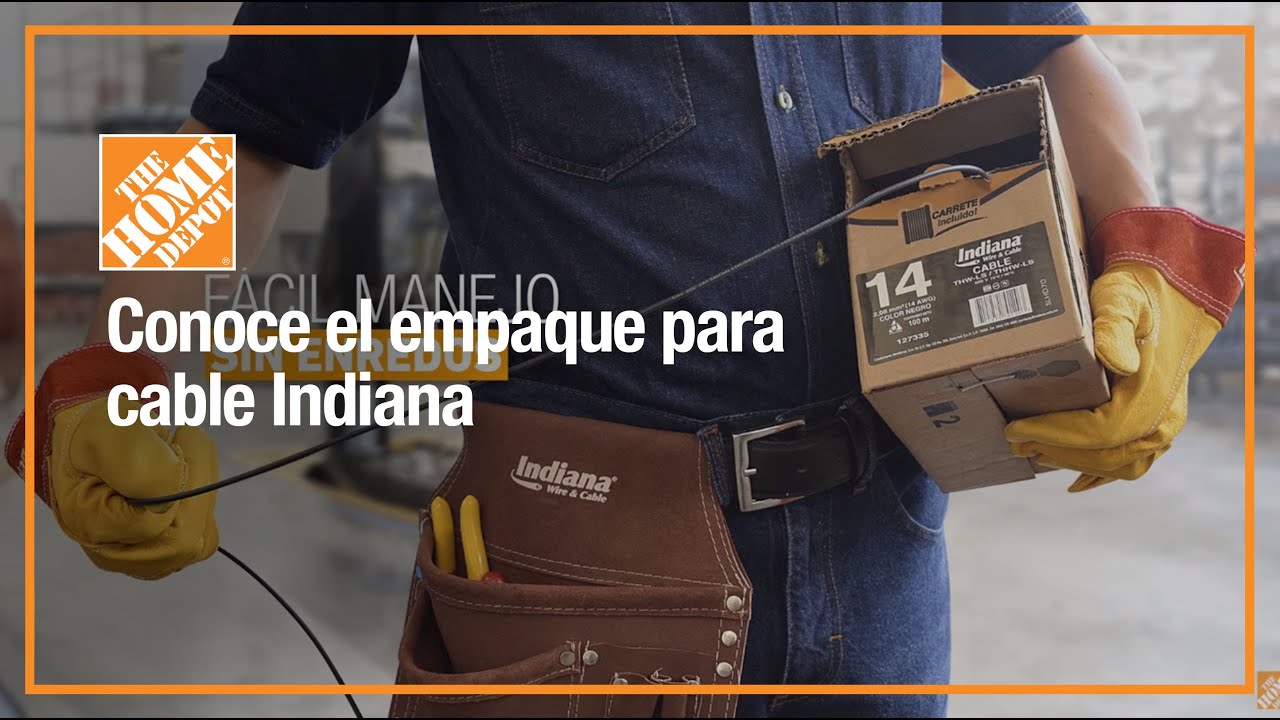 Conoce el empaque para cable Indiana | Ferretería | The Home Depot Mx