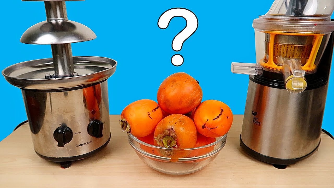 Фонтан из Сока Хурмы! Получится или Фиаско? Бедная соковыжималка + Шоколадный фонтан! alex boyko