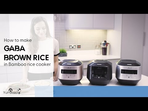 How To Cook GABA Brown Rice In The Bamboo UMAI Induction Heating (IH) Rice Cooker By Yum Asia