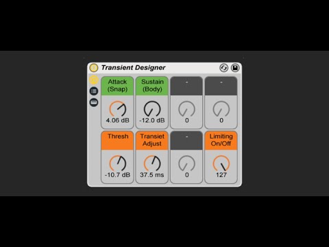 Transient Designer for Ableton Live | Side Brain