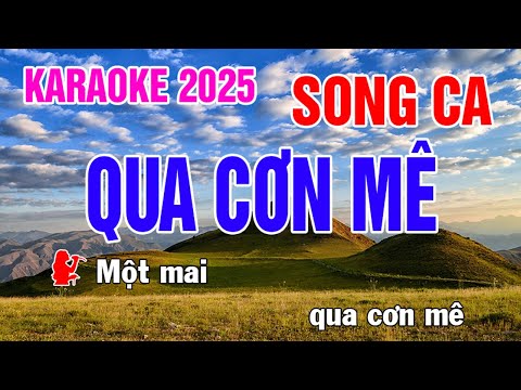 Qua Cơn Mê Karaoke Song Ca Nhạc Sống - Phối Mới Dễ Hát - Nhật Nguyễn