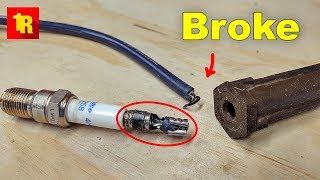 How To Very Easily FIX A BROKEN SPARK PLUG WIRE!!