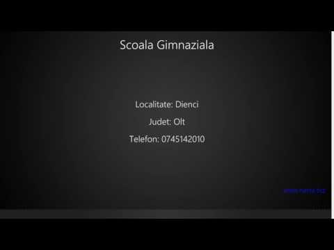Scoala Gimnaziala Dienci