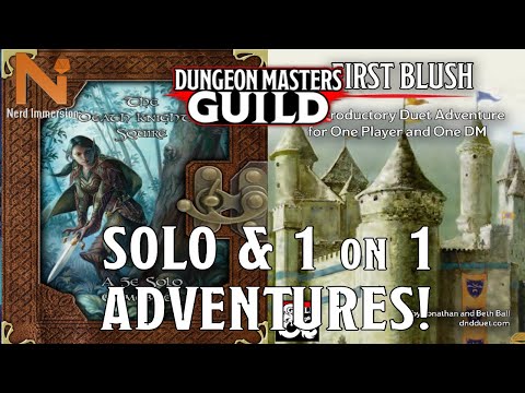 DM's Guild Review: Solo and 1 on 1 Adventures! | Nerd Immersion