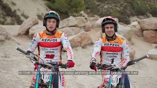Download lagu Repsol Honda Trial Team test renewable fuel mp3