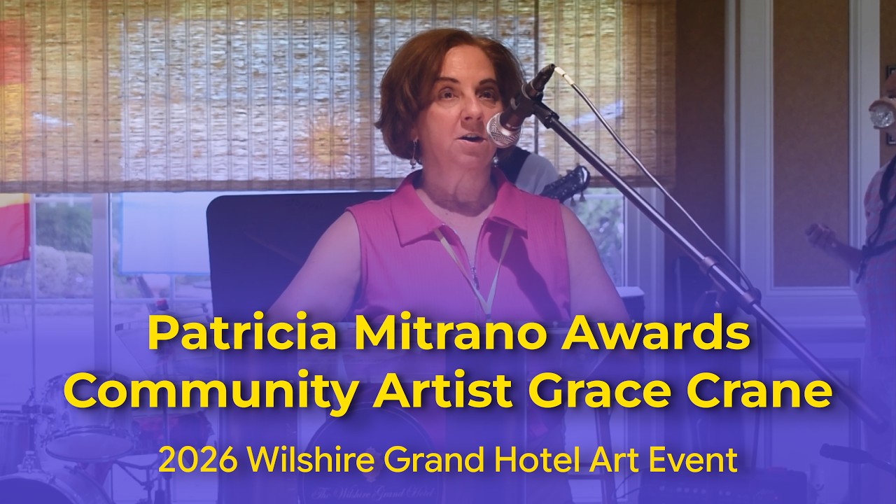 Patricia Mitrano Awards Community Artist Grace Crane