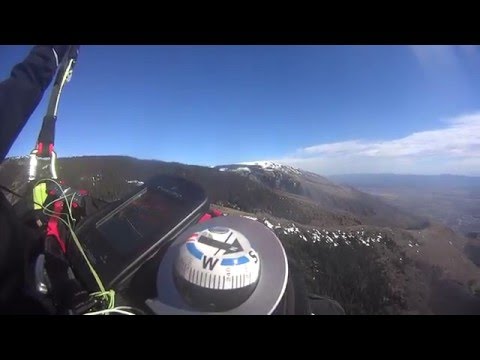 Winter Paragliding in Bulgaria | Sopot - Tazha XC Flight 14.02.2016
