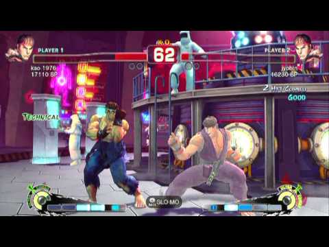 SSF4 [A vs A]: Kao 1976(#46 Ryu) vs jyobin(#49 Ryu) Ep.319 - HD 720p