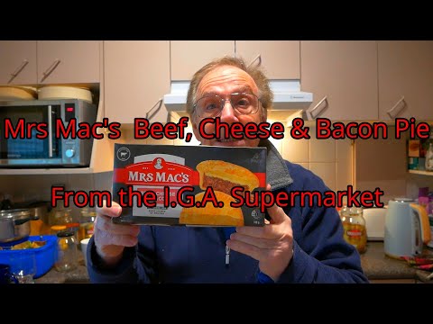 Frank McKay   Mrs Mac's Beef, Cheese & Bacon pie