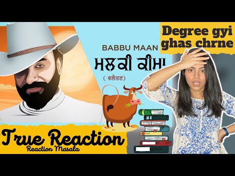 Reaction on Malki  Keema (Valaitan Desi) | Babbu Maan | Arpan Sharma
