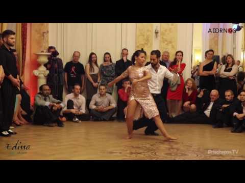  Geronimo Dorkas  and  Josefina Stellato  are  dancing  at  White Nights tango festival  in  2016
