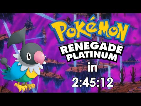 Pokémon Renegade Platinum Any% Glitchless Speedrun in 2:45:12 (Live Commentary)