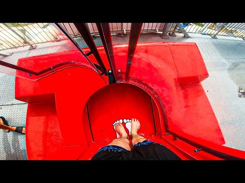 Kamikadze TrapDoor Water Slide at Energylandia Waterpark