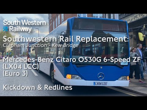 Kickdown & Redlining | SWR Rail Rep | LX04 LCC | Mercedes-Benz Citaro O530G 6-Speed ZF