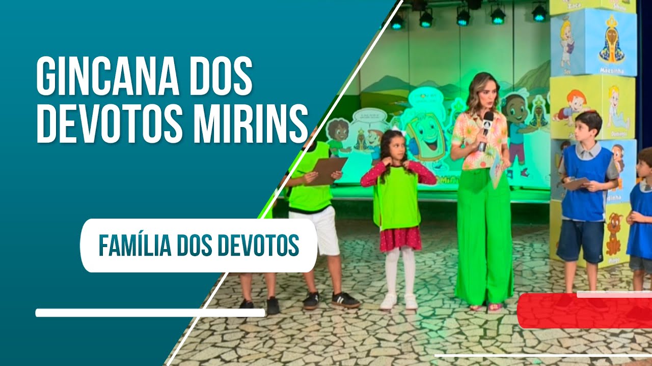 Férias animadas! Os devotinhos de Nossa Senhora se divertem no Santuário