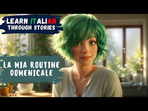 Learn Italian Through Stories | La Mia Routine Domenicale | Intermediate Level (B1) | Listen Italian