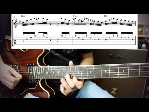 John F Klaver Latin Jazz 2-1 solo with tabs in video!