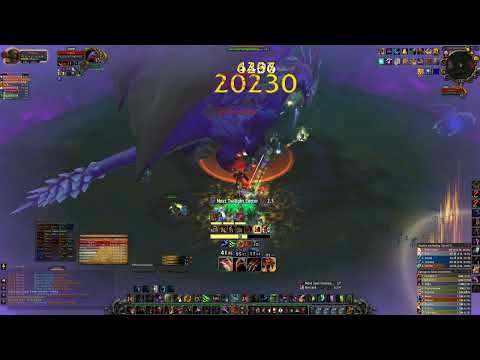 World of Warcraft - GUILD AFK - THE RUBY SANCTUN 25 HC -  HALION 25HC -FERAL POV  BINBAS