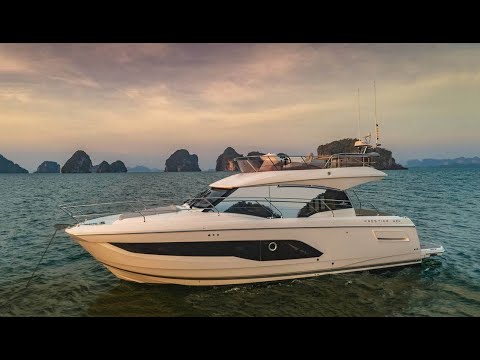 NEW Prestige 420 Fly - Yacht for Sale - interior & deck complete video tour