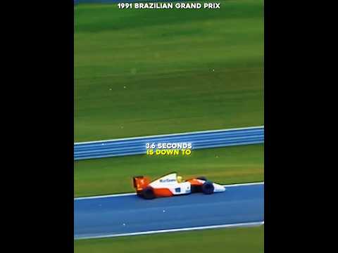 When Ayrton Senna WON in Brazil for the FIRST TIME with only 6th Gear 🤯🥹 [4K] #formula1 #f1