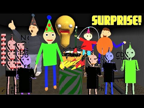 PLAY AS THE SECRET ENDING CHARACTERS OF BALDI'S BIRTHDAY BASH IN ROBLOX RP Video