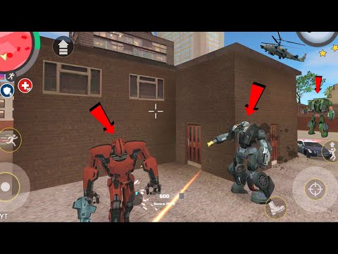 Rope Hero: Vice Town (Transformer Ball Fight Black Car Robot)Rope Ball Running - Android Gameplay HD
