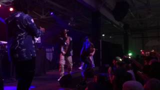Nyck @ Knight (NYCk Caution & Kirk Knight) Perform "Ring The Alarm" W/ Joey Bada$$ @ House of Vans