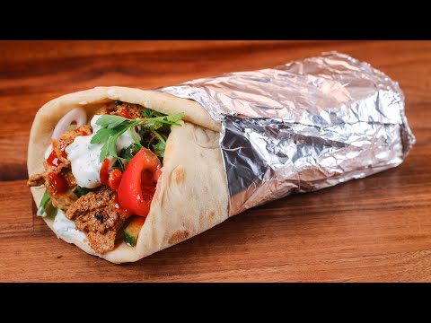 How to Make Shawarma Chicken and Handmade Wraps